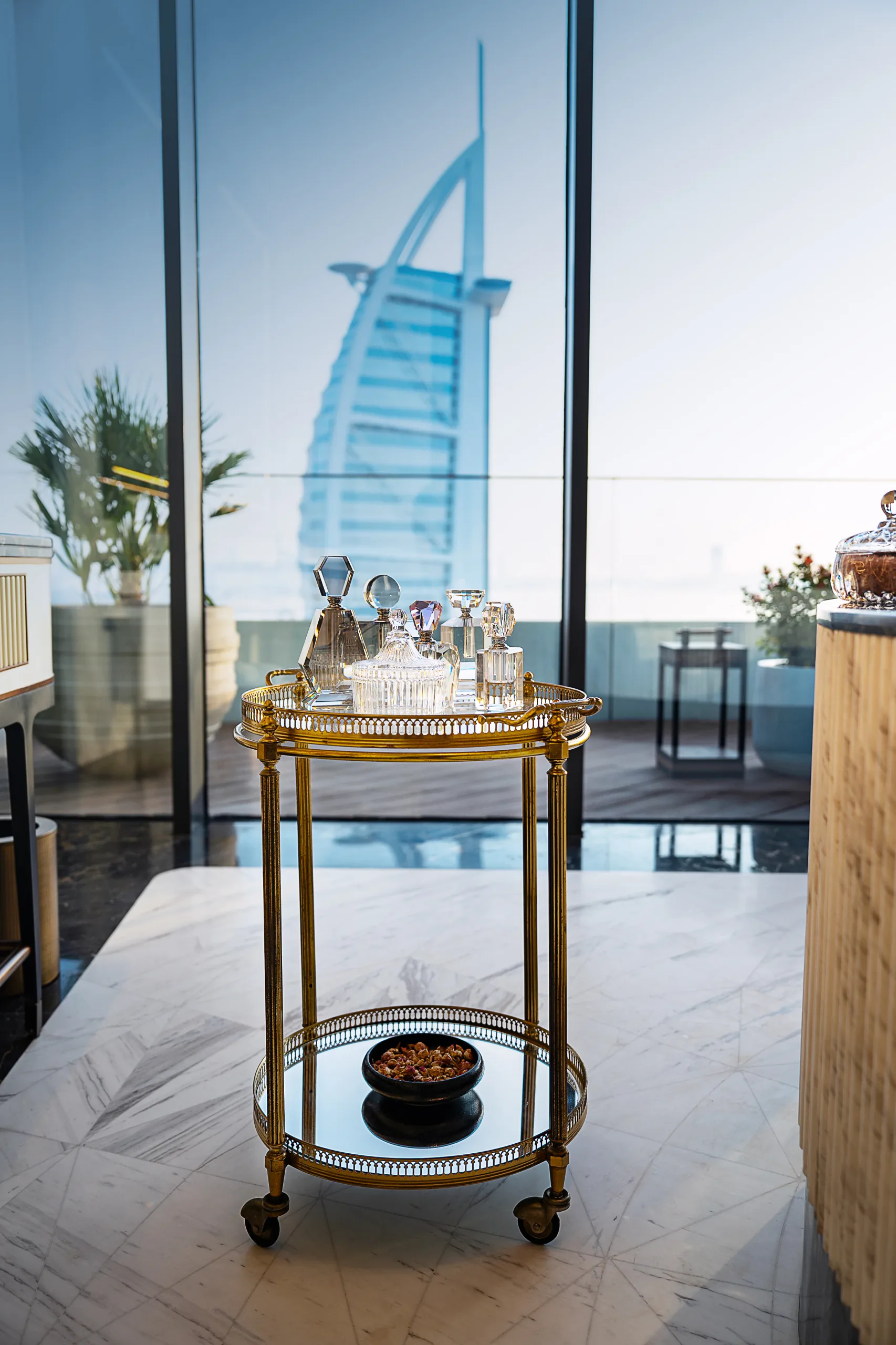 A private suite at Marsa Al Arab