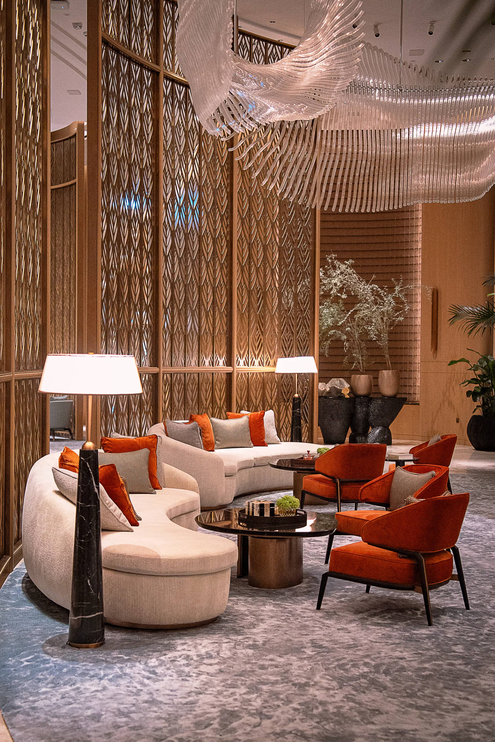 Lobby detail at Marsa Al Arab